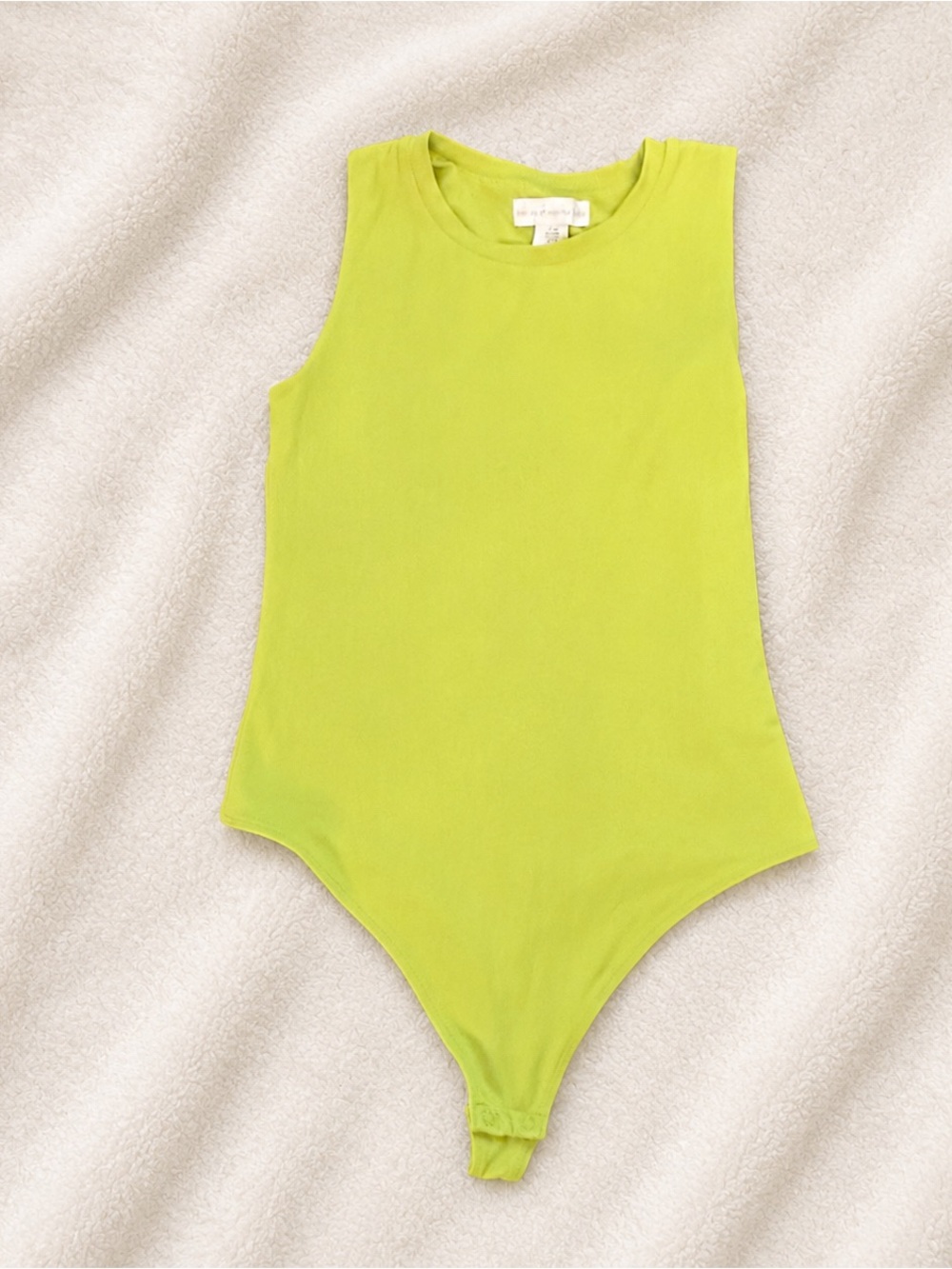 House of Harlow 1960 Sleeveless One-Piece Bodysuit in Lime